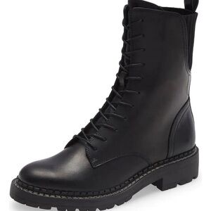 Sam Edelman Lex Black Combat Boots. Size 10. EUC.